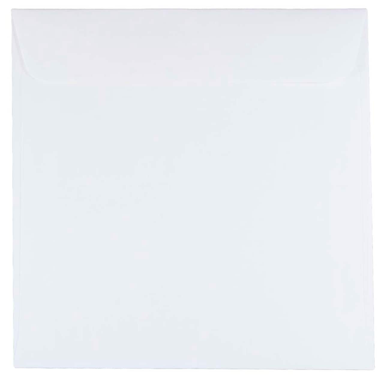JAM Paper White Square Invitation Envelopes, 25ct.